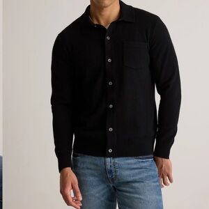 NWT Quince Mongolian Cashmere Button Down Sweater, size medium